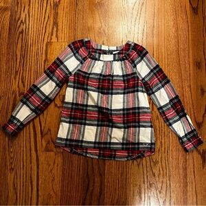 Vineyard Vines • Jolly Plaid Popover Top